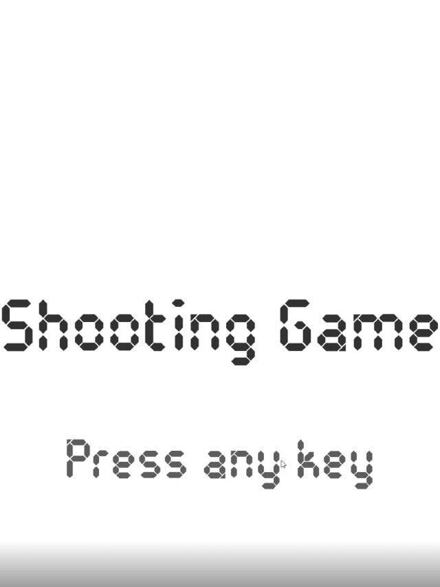 超シンプルなフリーゲーム「ShootingGame」を実況プレイ！