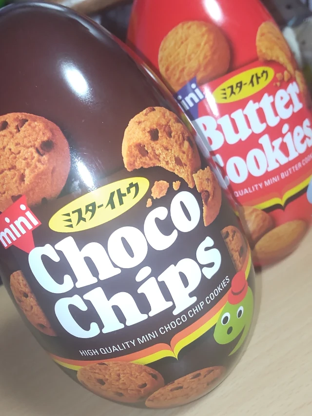 ピーナッツクラブのミズターイトウ ミニバタークッキー & チョコチップクッキー エッグ缶をゲットしたのでご紹介します！