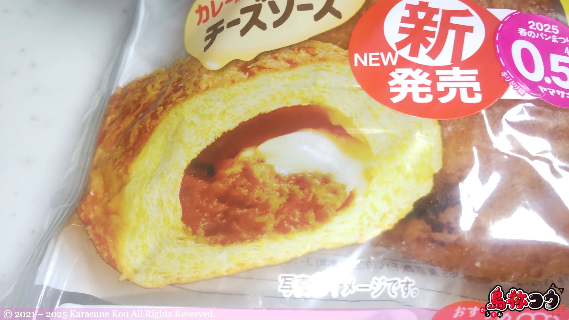 カレーハウスCoCo壱番屋監修チーズカレーパンのイメージ写真です