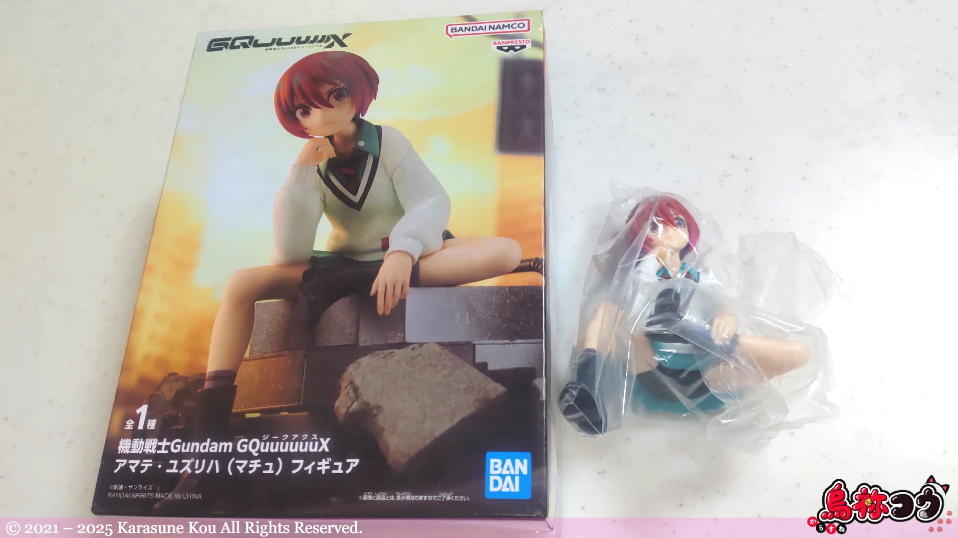 取り出したジークアクスのマチュフィギュアです
