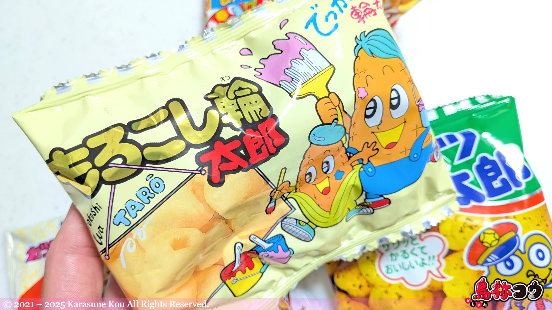 菓道のもろこし輪太郎です